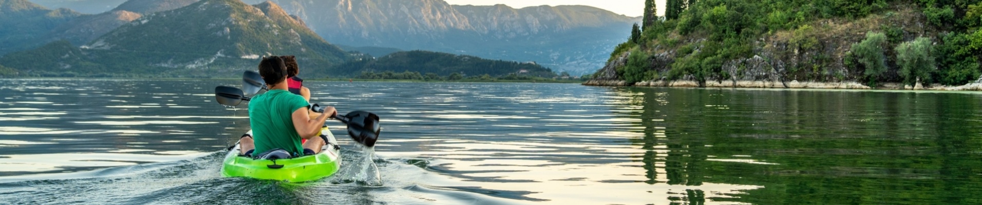 Kayak dans les bouches de Kotor