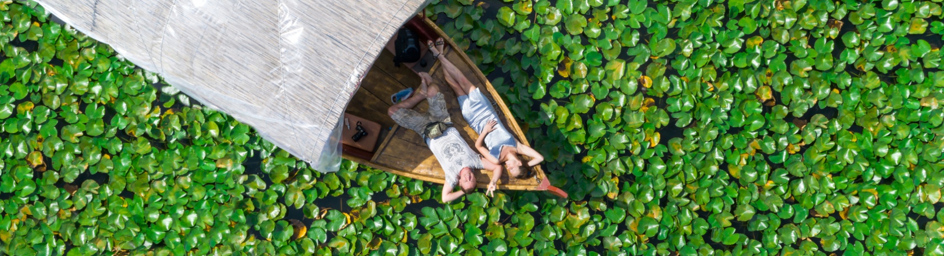 Amoureux sur le lac skadar