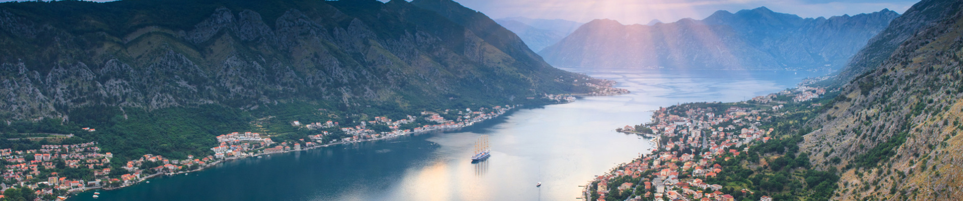 Bouches de Kotor au soleil