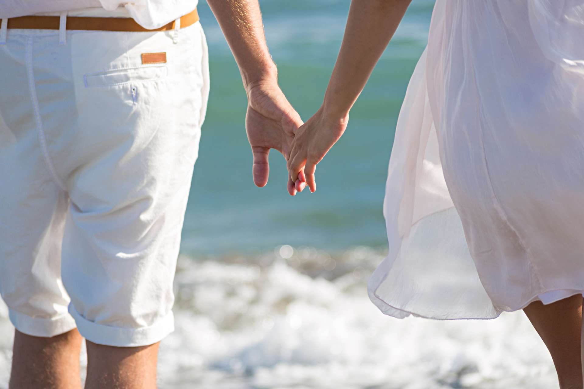 couple sur la plage