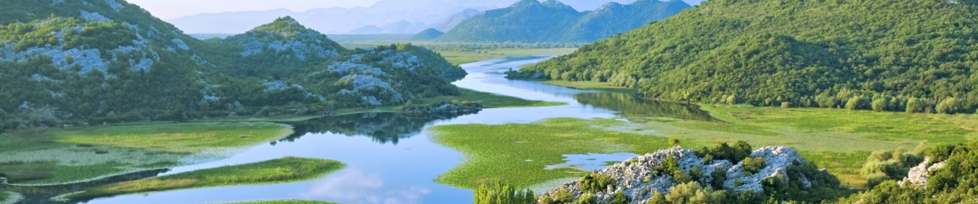 lac skadar fin de journée