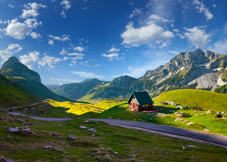 Route de montagne montenegro