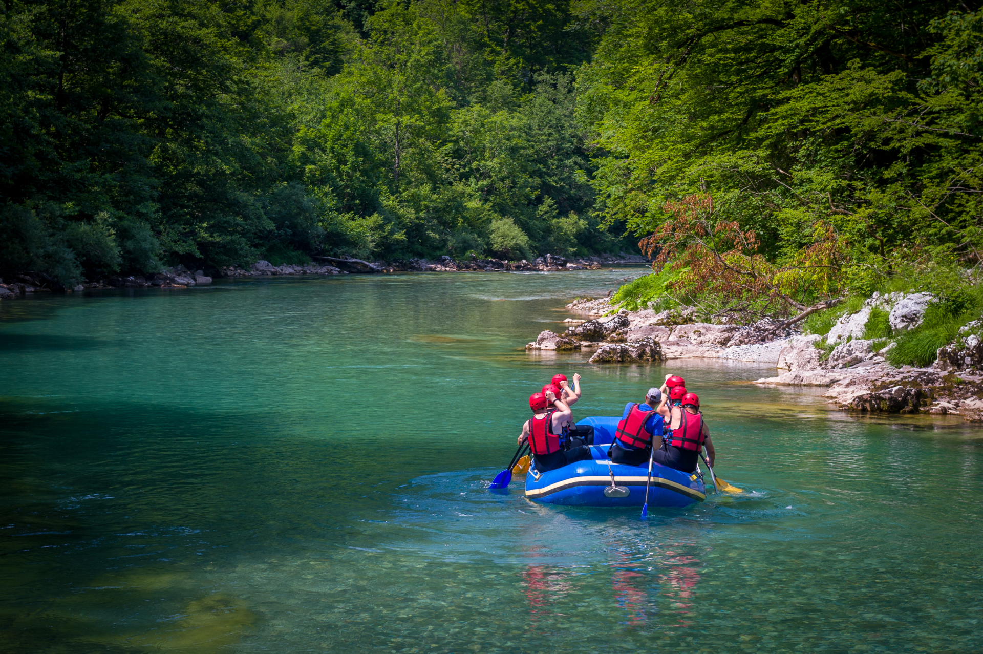rafting au montenegro sur la Tara
