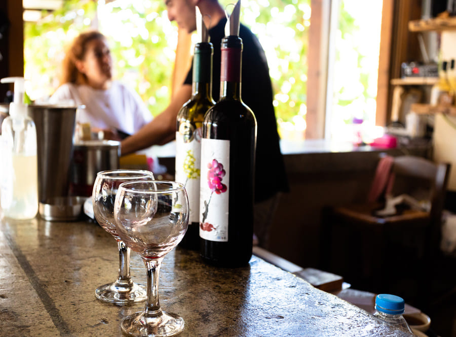 Dégustation de vin en Grèce